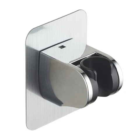 Punch-free Shower Head Handset Holder Chrome Bathroom Wall Mount Adjustable Suction Bracket Beautifully polished Brand