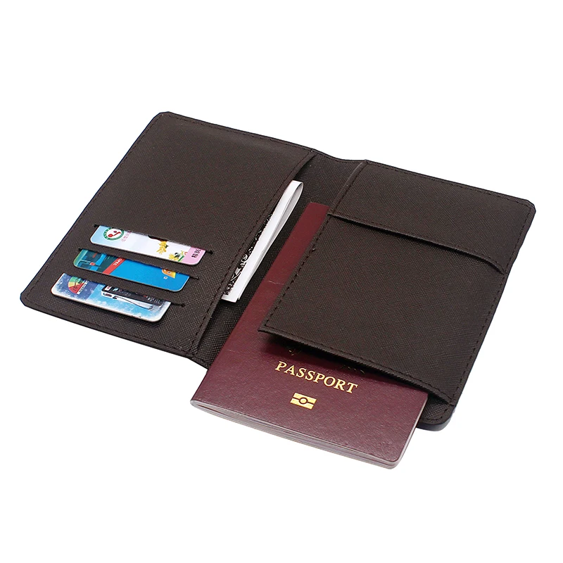 New Arrivals Classic Masonic Logo Passport Cover Holder ID Credit Card Case Travel Leather Freemasonry Passport Wallet