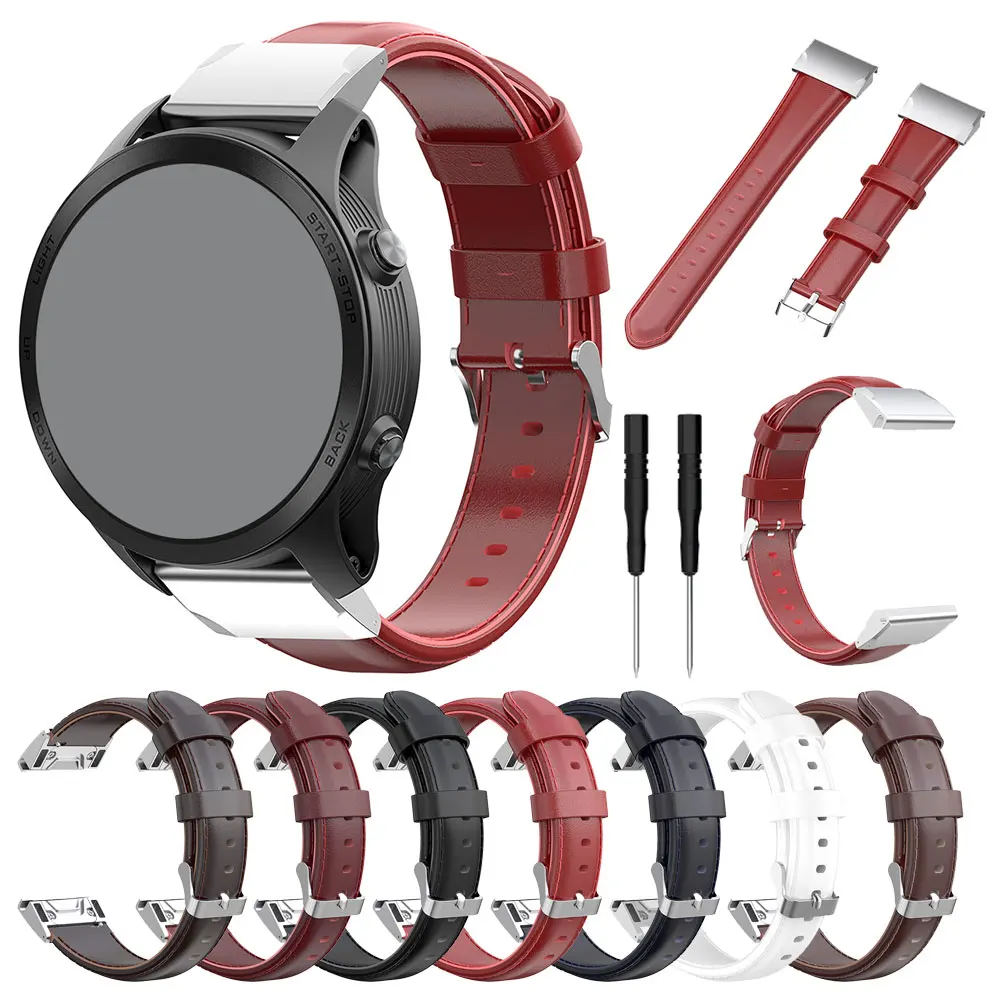 Универсальный 26 мм ремешок на запястье для Garmin Fenix5X ремешок для часов ретро кожаный ремешок для часов Ремешок для Garmin Fenix5X ремешок для часов