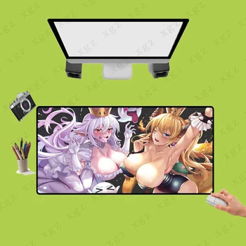 

XGZ Best Sexy Anime Girl Big Breast Rubber Mouse Pad Non-slip MousePad Large Computer Game Player Pad Desk Mat CS GO LOL Dota L