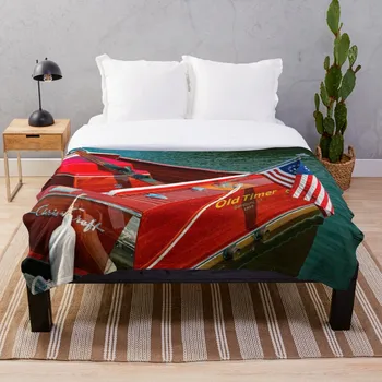 

Soft Blanket for Bed Sherpa Flannel Fleece Blanket Home Travel Sofa Soft Throw Blanket Antique Boat Show 8