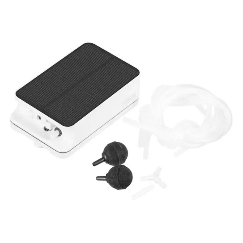 USB Charging Water Oxygenator Low Noise Large Air Volume Long Service Life Aquarium Pump Fish Tank Pond Solar Oxygen Pump