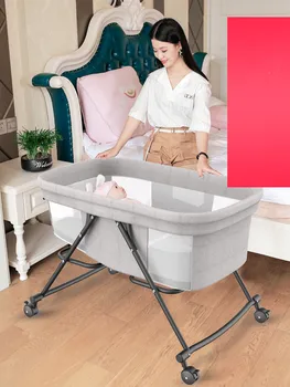 

Multifunctional foldable pressure-resistant newborn cradle bed