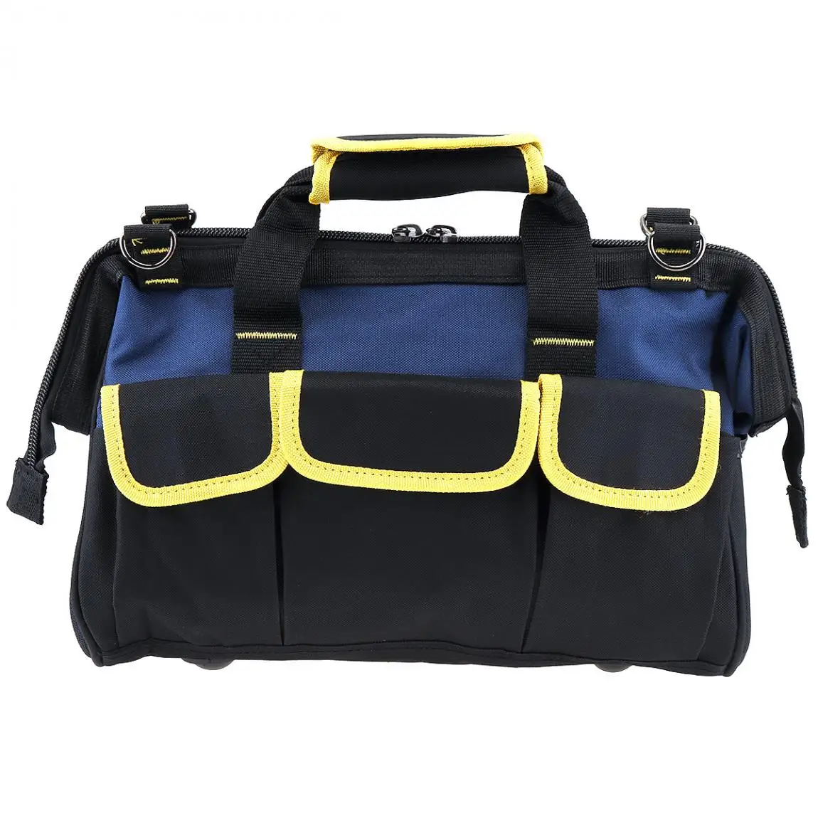 14 Inch Waterproof Tool Bag Multifunctional Package Hand Shoulder Dual-purpose Tool Bag with 21 Pockets for Maintenance Tools