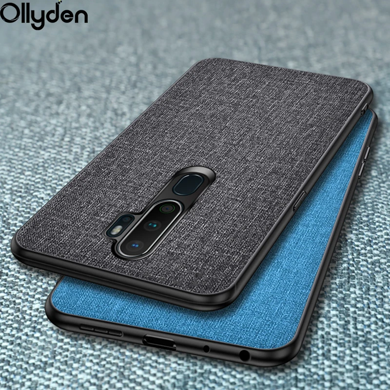 Тканевый чехол для Oppo Reno 2 2Z 2F10X Zoom Ace K3 тонкая тканевая задняя крышка Realme XT X2 Pro X Lite 3