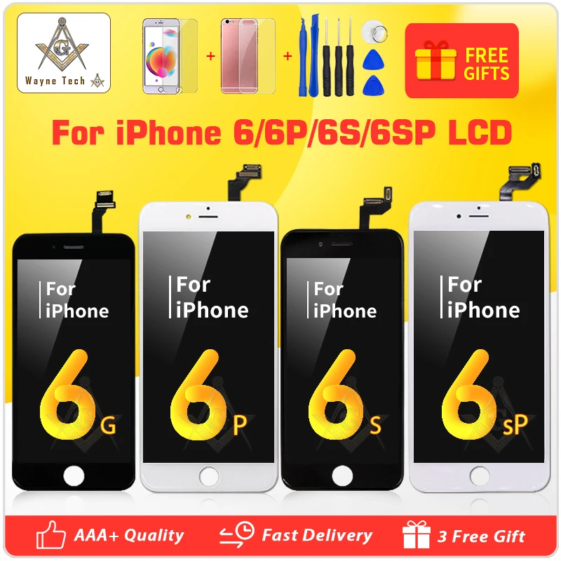 Сменный сенсорный ЖК экран качество AAA для iPhone 6 S Plus + инструменты|lcd touch screen|screen