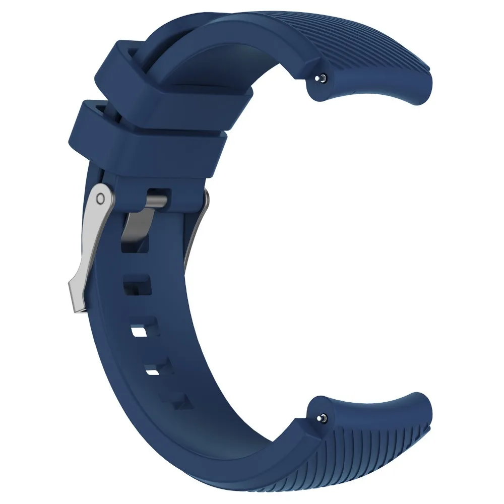 midnight blue Ремешок для xiaomi huami Amazfit Stratos 3 2 2S Ремешок силиконовый ремешок с пряжкой спортивный ремень для xiaomi huami Amazfit 3 - Цвет: midnight blue
