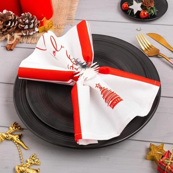 

Napkin with decorative ring "Oh, holy night", size 35x35 cm 5110266