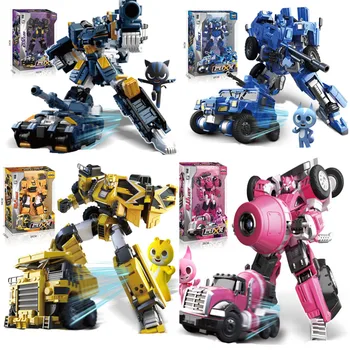 

FORCE X Transformable Doll Robot Toy Mini Agent Toy X King Kong JACKEY LEO LAYI VOLT SAMMY LUCY MAX Robot Child Holiday Gift
