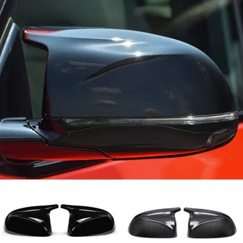 

2Pcs Glossy Black Rear Side View Mirror Covers Shell Replacement For BMW X3 G01 X4 G02 X5 G05 X7 G07 2018 Up
