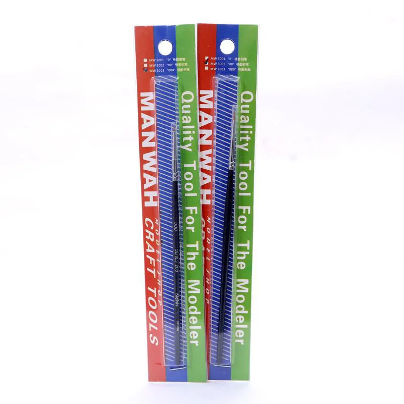 2шт WANWAH Модель Инструменты ручка для лица № 00# MW-3002 и № 000# MW-3003-000, расширенная ручка для лица Hairline