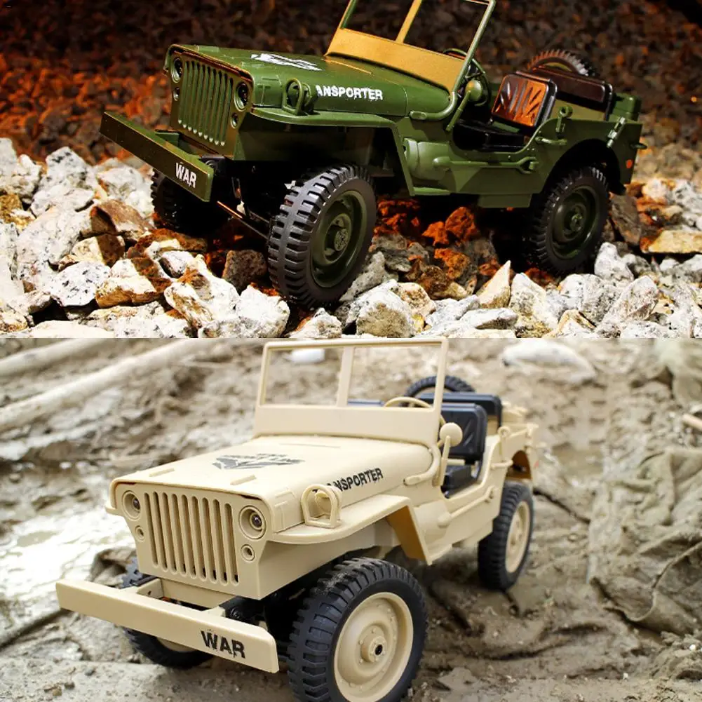 1:16 пульт дистанционного управления военный грузовик DIY Набор 4 колеса внедорожник модель радиоуправляемого грузовика пульт дистанционного управления альпинистский автомобиль комплект