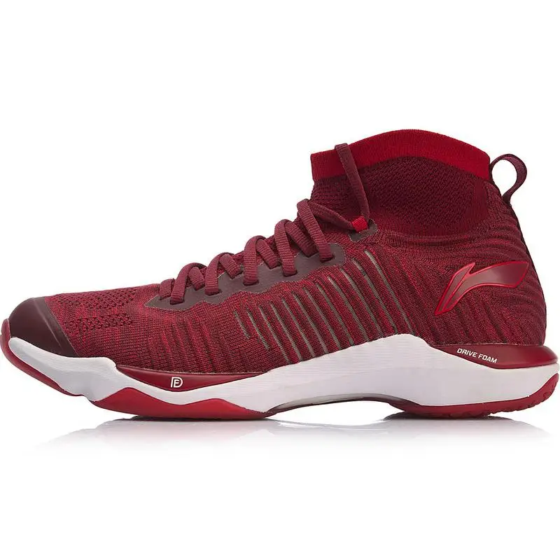 AYAN015-2 Оригинальная профессиональная обувь для бадминтона Li-ning на шнуровке, противоскользящая дышащая пластиковая Мужская Спортивная обувь - Цвет: AYAN015-2