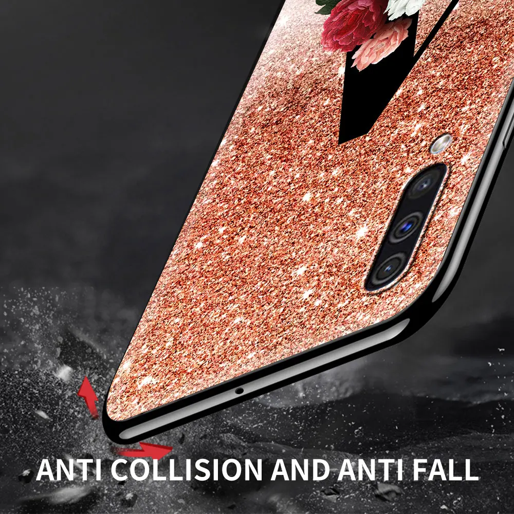 Phone Case For Samsung Galaxy A50 A51 A70 A71 A21s S20 FE A10 A30 A20e A40 A20s Tpu Mobile Cover Sac Marble Letter 2