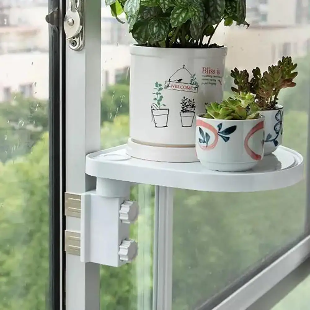 2019 Новая Полка для хранения окон цветочный горшок кухонный Органайзер с