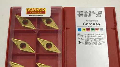 10 шт. вставки карбида VBMT160408-MM 2025