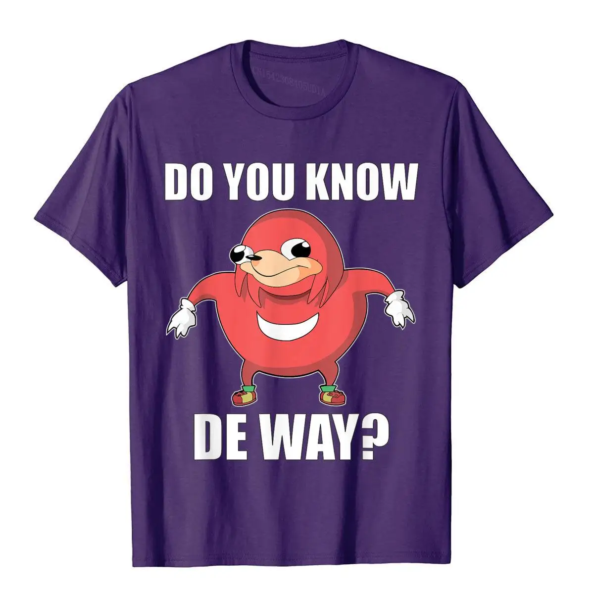 Do You Know The Way Ugandan Knuckle Shirt Funny Meme T-Shirt__A10098purple