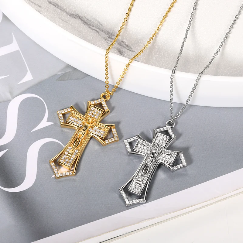 Cross Pendant Necklace | Cross Necklace Womens | Pendants