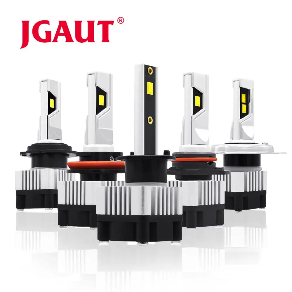 JGAUT H4 Автомобильный светодиодный свет H7 светодиодный фар двойной Цвет H1 H3 H8 H9 H11 9005 HB3 9006 HB4 9012 дневного света автомобиля для укладки волос