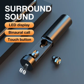 

KUSDO TWS Wireless Earbuds 3D Stereo Mini Bluetooth Earphone 5.0 With Dual Mic Sports Waterproof Earphones Auto Pairing Headset