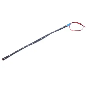 

New Car-Styling Waterproof Car LED strip light IP67 Fiexble Light 15 LED 30cm DC 12V strip lamp bulb 5 color hot selling