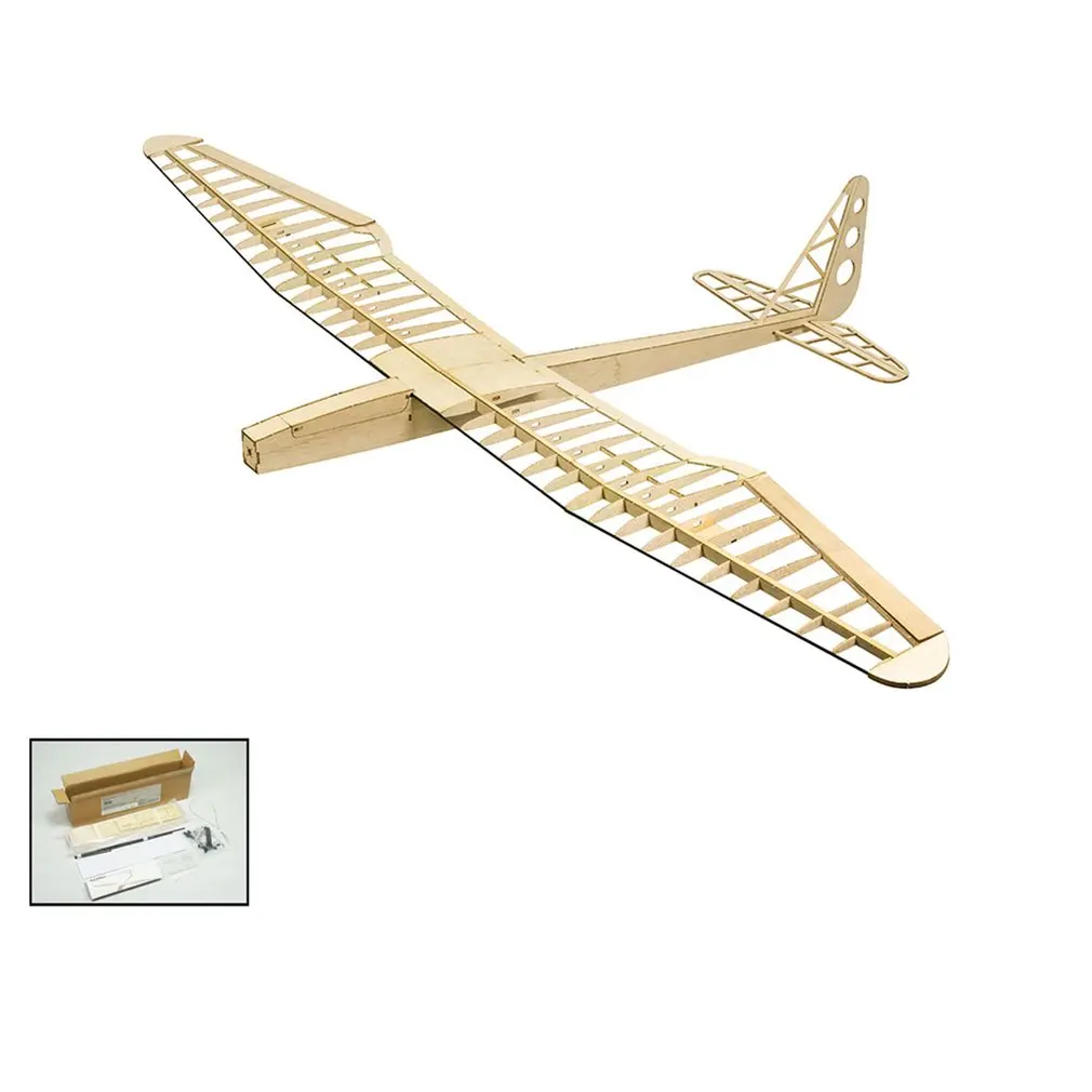 

EP Sunbird Balsa Wood Glider Plane With 8 Inch Folded propeller 1.6M Wingspan Biplane RC Airplane Aircraft Model Toys KIT/PNP