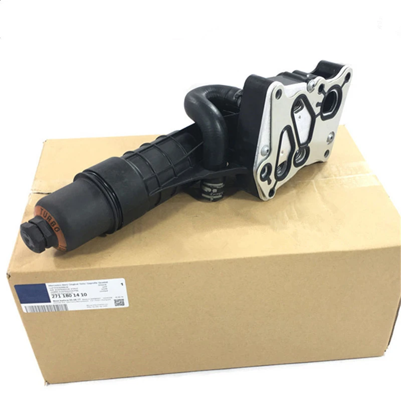 Oil Cooler Module For Mercedes Turbocharged 4 Cylinder M271 Engines Oil