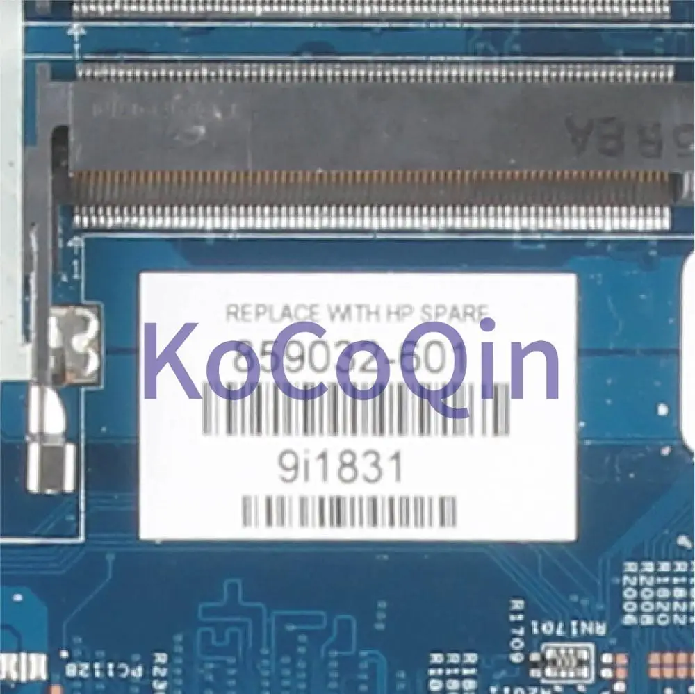 buy  KoCoQin Laptop motherboard For HP 17-X Core i7-7500U Mainboard 859032-001 859032-601 15289-2 448.08