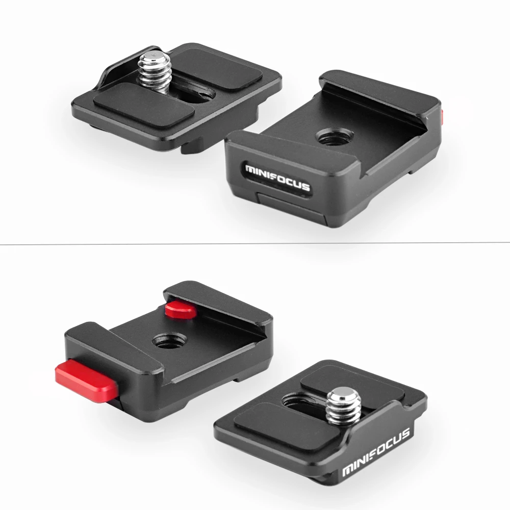 Mini Quick Release Plate for LCD Monitor Magic Arm LED light Camera Camcorder Rig