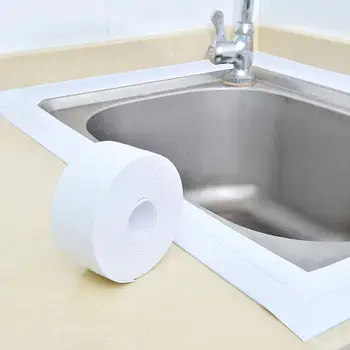 

2pcs White Super Adhesive Tape Gap Mold Proof Tape Useful Hose Pipe Home Tools DIY Practical Bucket Air Water Tap