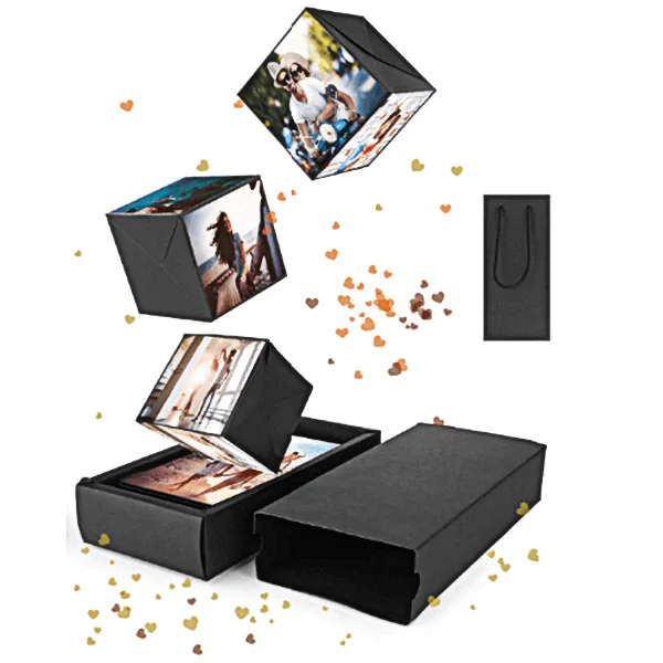 Новинка Jumping Box скрапбук DIY Фотоальбом для Дня Святого Валентина День рождения Юбилей подарки YH-17