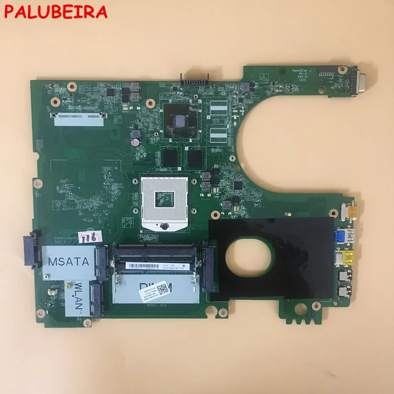 

PALUBEIRA High Quality MB 01040N CN-01040N For Dell Inspiron 5720 7720 Laptop Motherboard DA0R09MB6H1 PGA989 N13P-GV-B-A2 DDR3