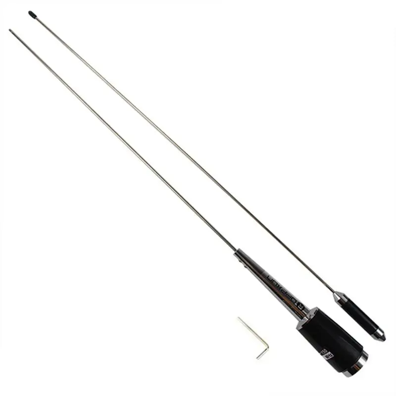 Подробные сведения о новой серебряной UHF 400-470 MHz 200W 5.5dB SL-16 PL-259 Мобильная Автомобильная радиоантенна