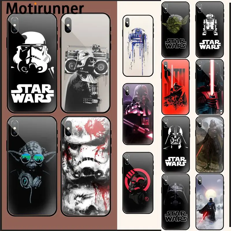 Motirunner Star Wars Fitted Colorful Cute Phone Case for iPhone 11 pro XS MAX 8 7 6 6S Plus X 5 5S SE XR case | Мобильные телефоны