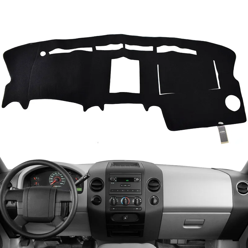 Автомобильный коврик для приборной панели Ford F150 F-150 1992-1996 2005-, защитная накладка для ковра - Название цвета: For F150-LHD 05-08