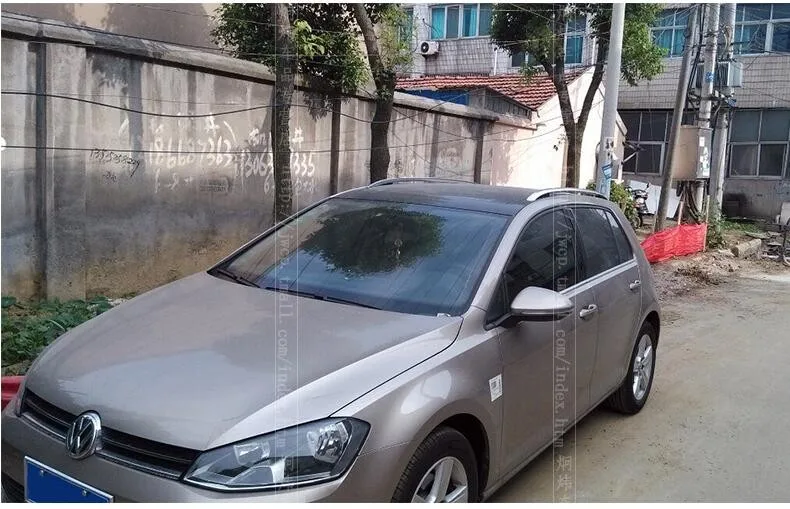 Для Volkswagen VW Golf 6 Golf 7 2004- багажник на крышу, рейлинги, барные стойки для багажа, верхние стойки, рельсовые коробки, алюминиевый сплав, 3 м, паста
