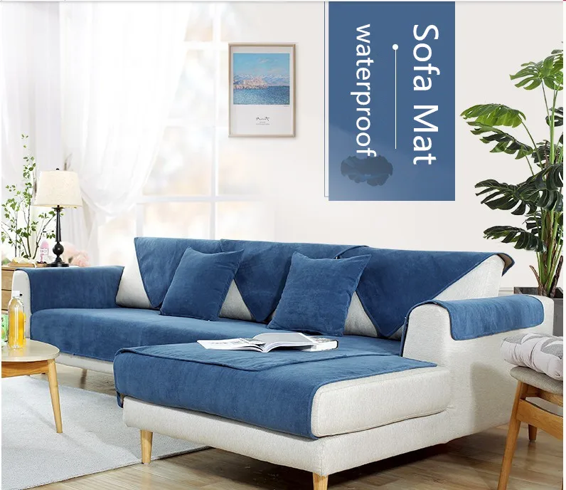 Анти-catch pet slipcover для мебели водонепроницаемые чехлы для диванов для гостиной нескользящий коврик для дивана водостойкий Чехол для дивана DDW016