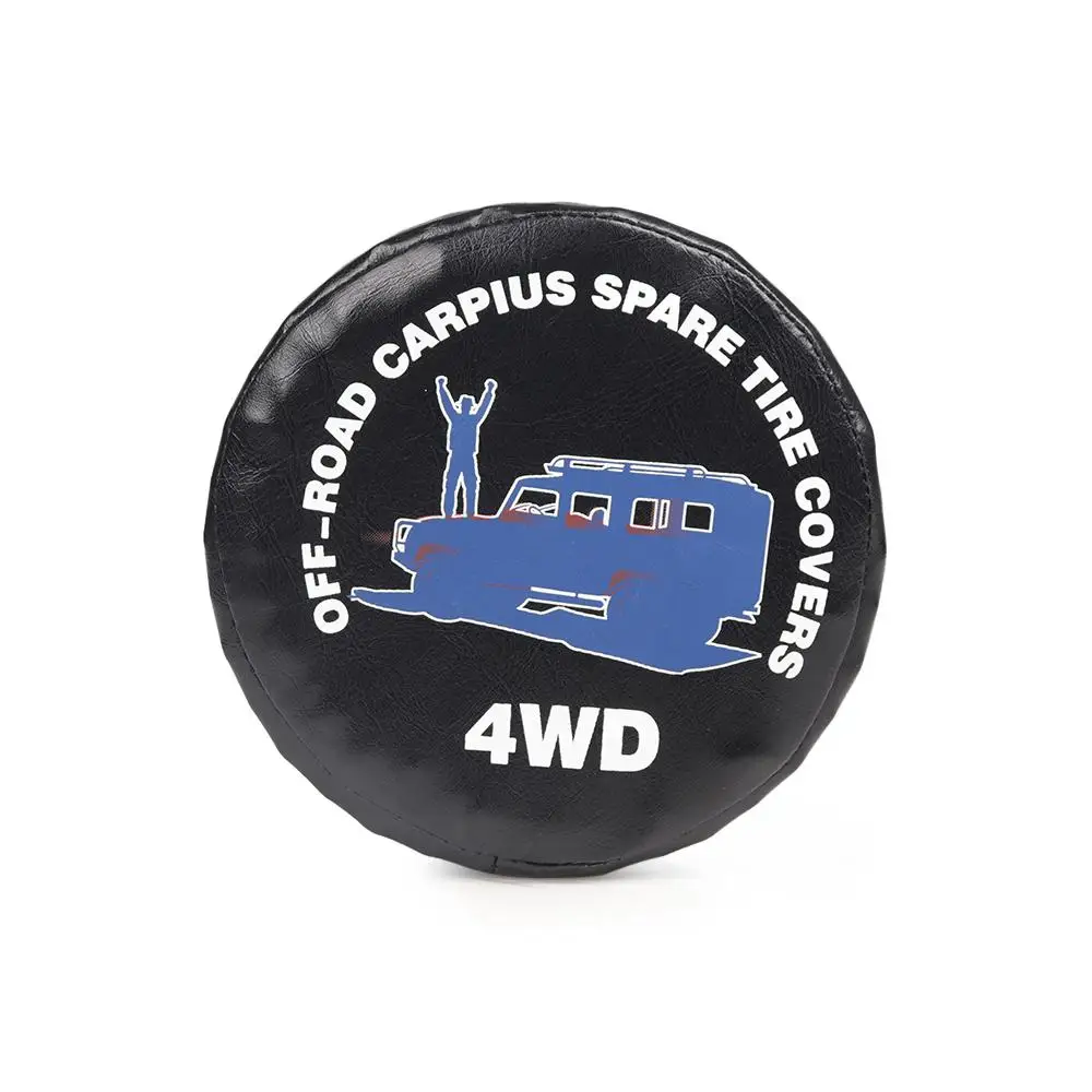 

RC Car Decoration PU Leather Spare Tire Cover for 1/10 RC Crawler Traxxas TRX4 Axial SCX10 Wraith RC4WD D90 Tamiya CC01