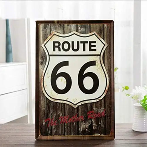 Tp-02 Route 66 вывеска винтажная металлическая Оловянная табличка для дома ванная комната и бар настенная декоративная пластина сувенир металлическая живопись - Цвет: Tp-02