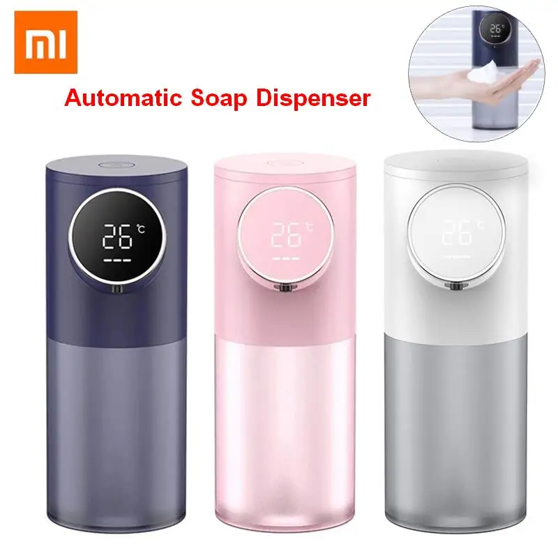 Xiaomi Automatic Soap Dispenser USB Rechargeable 320ml Liquid Dispensers Digital Display Foam Hand Sanitizer Machine | Электроника