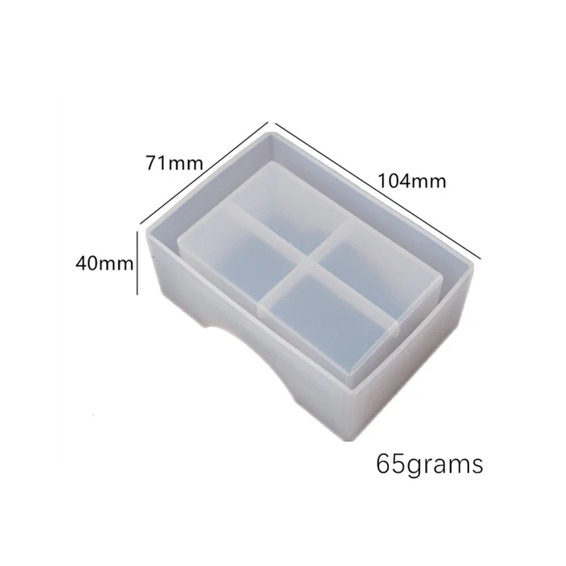 Silicone Resin Mold for DIY Jewelry and Epoxy Storage Box