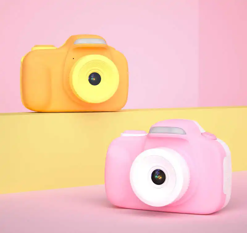 

Children Digital Camera 16 Million Pixel Front And Back Double Camera Shatter-resistant Toy Gift