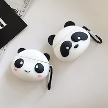 Чехол для наушников Airpods чехол силиконовый Милая мультяшная панда мягкие наушники чехол для Apple Air Pods Earpods чехол