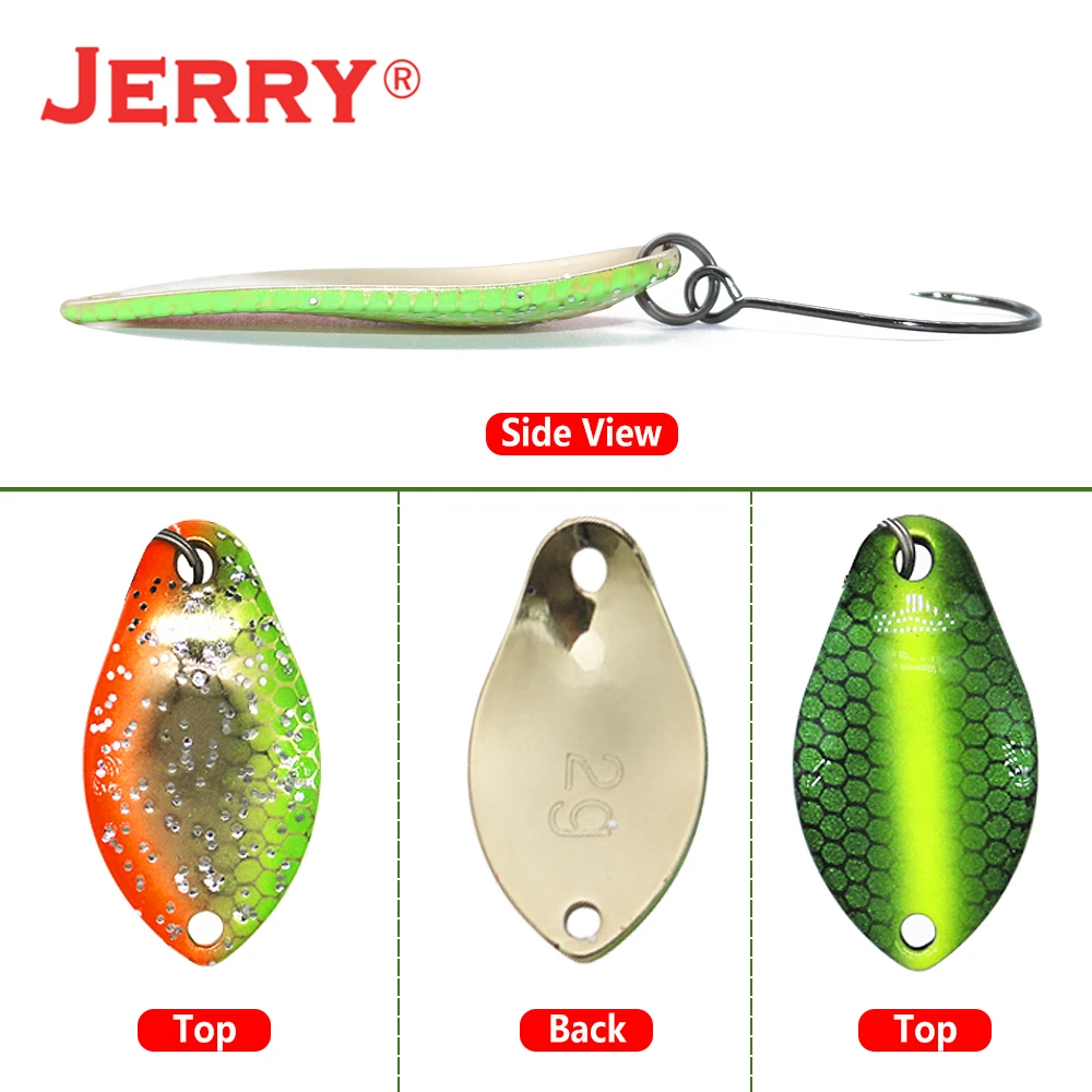 Jerry Pisces Ultralight Metal Spoon Freshwater Lure 1pc Japanese