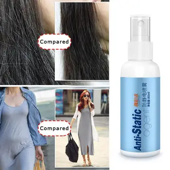 

80ml Anti-static Cloth & Hair Chemical Fiber Sweater Antistatic Balancing And Anti-static Replenishes Spray Clothing Moist V0T0