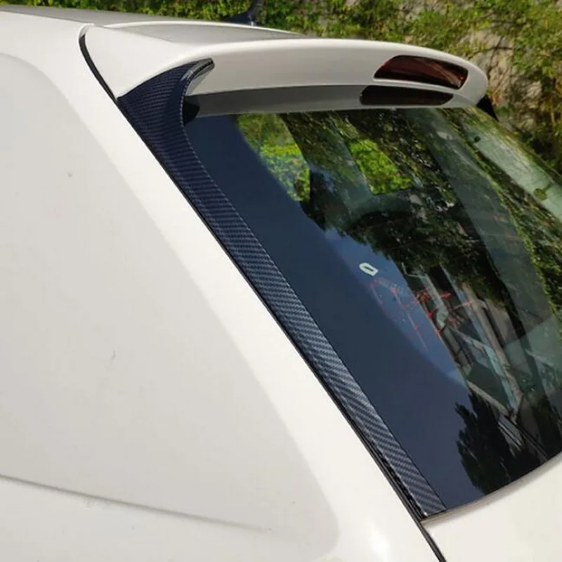 Tonlinker внешняя крышка багажника на заднее лобовое стекло, наклейка для Volkswagen POLO, Стайлинг автомобиля, 2 шт., АБС наклейка на крышку