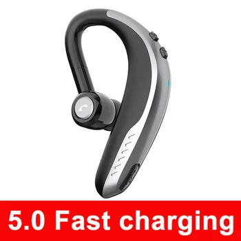 

IPUDIS 5.0 Fast Charging Bluetooth Earphone Hook Wireless Headset Handfree 190mAh with Microphone