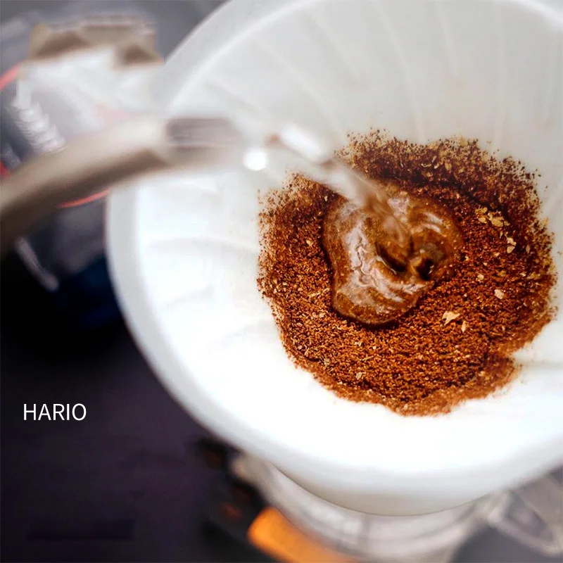 Японский бумажный фильтр для кофе еффп Hario V60 02 100 штук в пакете не использовать