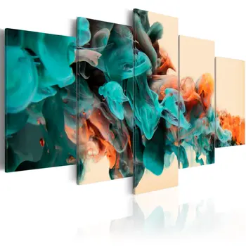 

Fury Of Colors Home Wall Decoration Five Piece Set Canvas Printing Drawing Living Room Modern Art