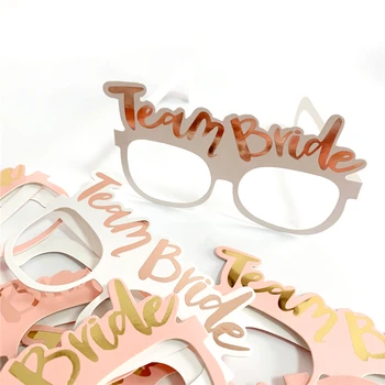 

Wedding Decorations Glasses 10 Pcs Team Bride / Bride To Be Glasses Wedding Bridal Shower Glasses Bachelorette Hen Party Decor